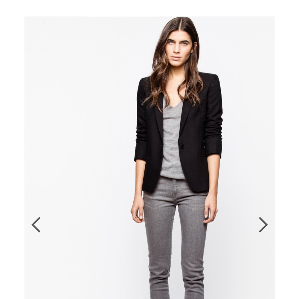Zadig et Voltaire Vedy Spi NOIR blazer size 36